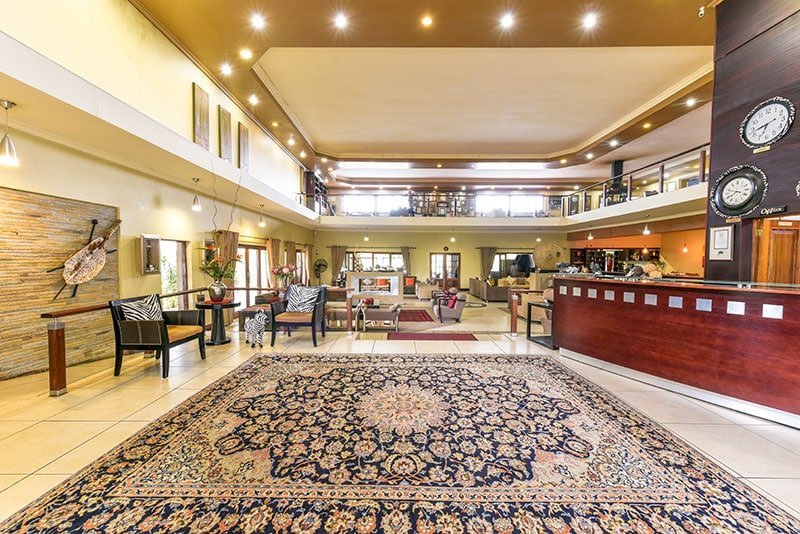Hospitality Internship | Big 5 Game Reserve Pollards Inn main reception area – Kwantu Private Game Reserve